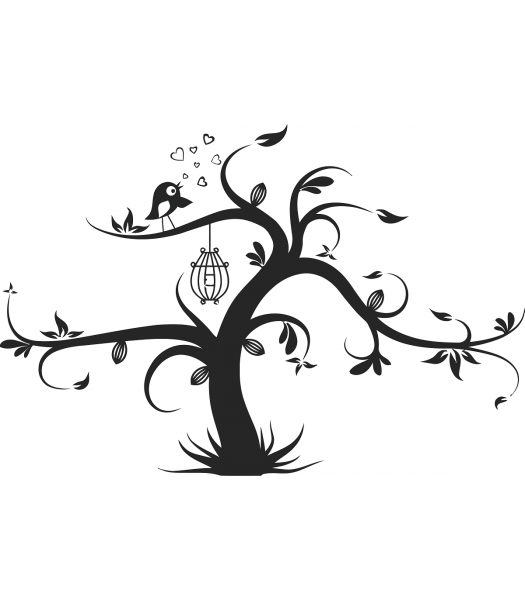 Bird in tree - Dieren & Natuur