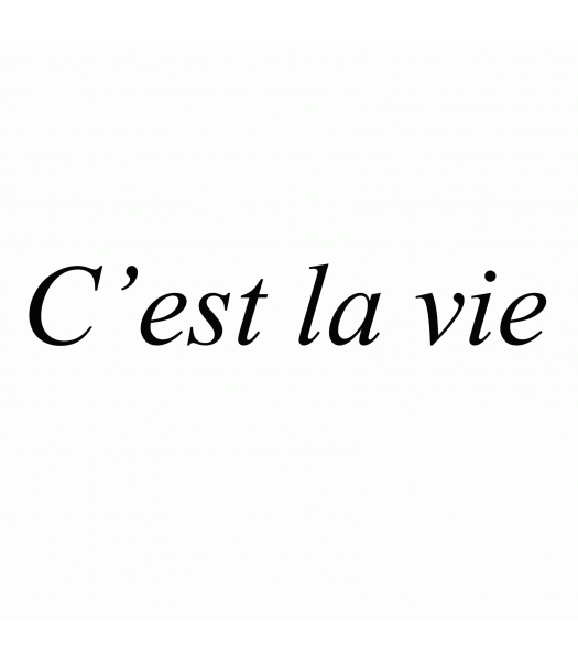 C'est la vie - Decoratie stickers