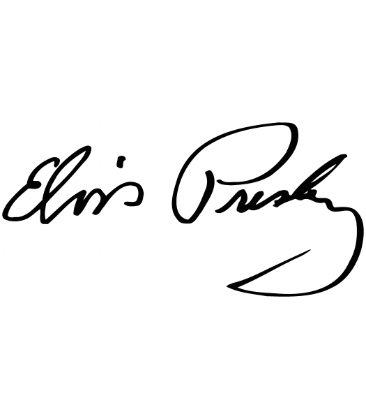 Handtekening Elvis Presley - Merken
