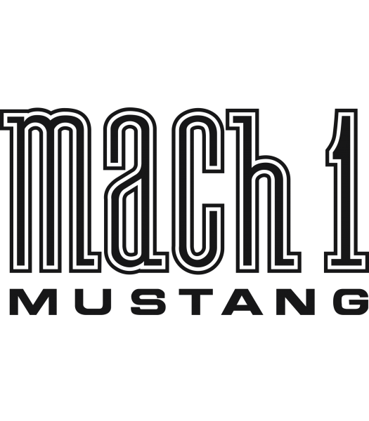 Mach1 Mustang - Logo's