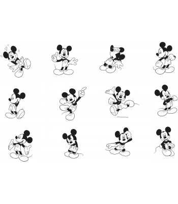 Mickey Mouse stickervel2