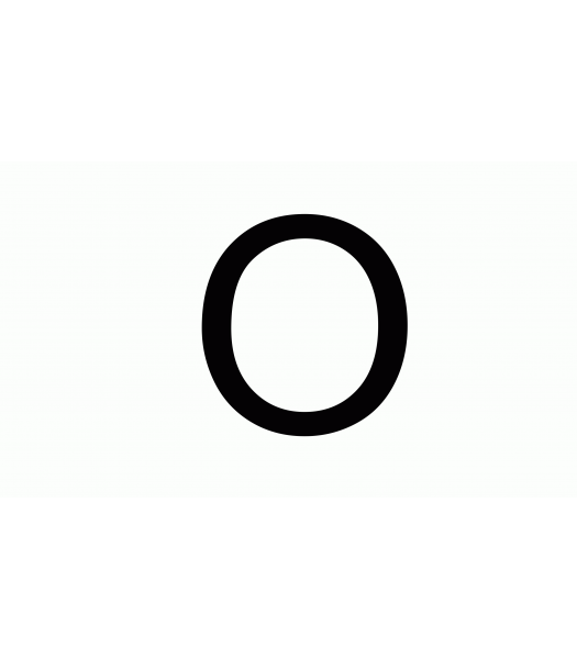 O - Letters & Cijfers