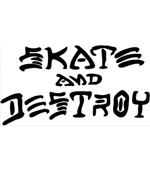 Skate and destroy - Logo's