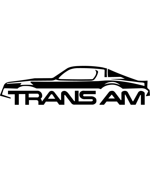 Trans Am silhouet links - Voertuigen