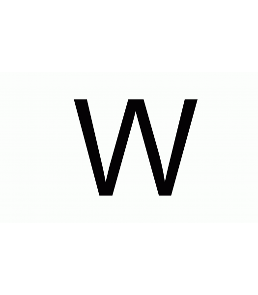 W - Letters & Cijfers